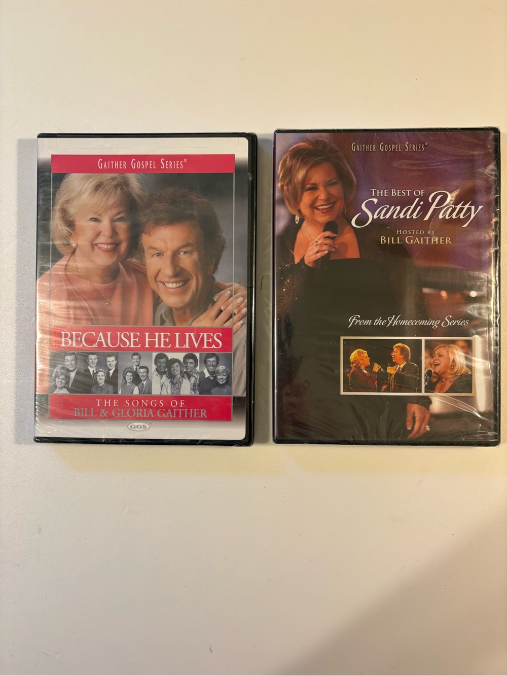 Because He Lives / The Best of Sandi Patty DVD Set - Red and Black